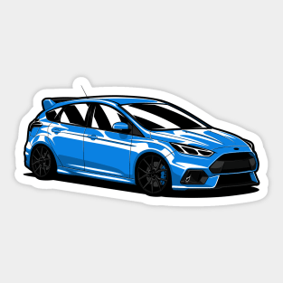 Blue Focus RS Sticker